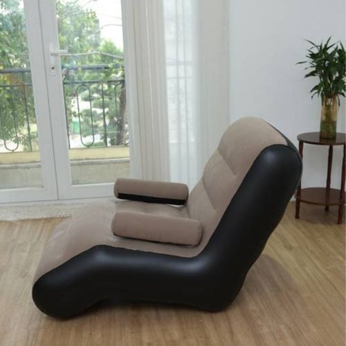 Espreguiçadeira Inflável Confortável Portátil Leve Prática Praia Piscina Jardim