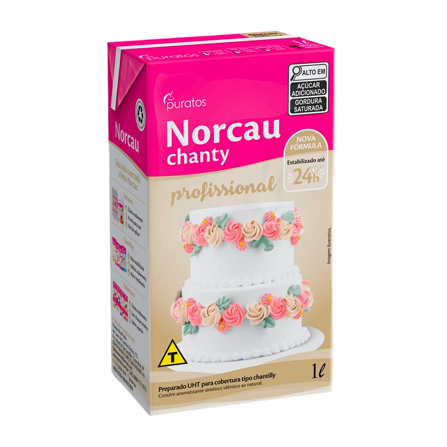 Chantilly Norcau Chanty Puratos Profissional 1L