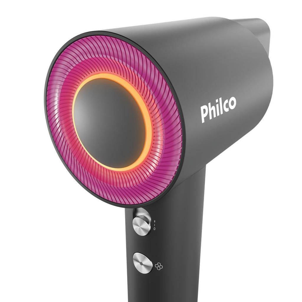 Detalhes do Secador de Cabelos Philco 1600W 4 temperaturas PSC3600