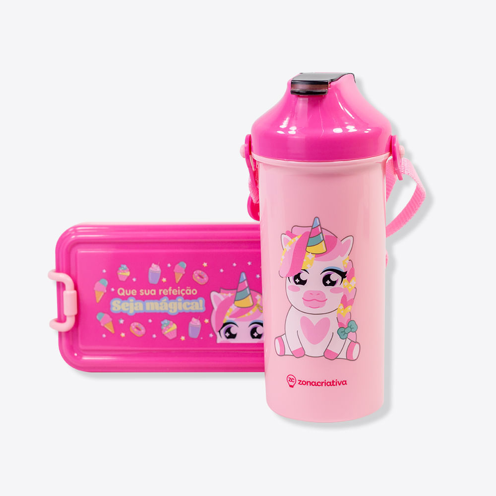 Kit Marmita Unicórnio - Zonacriativa em Oferta na Shopee