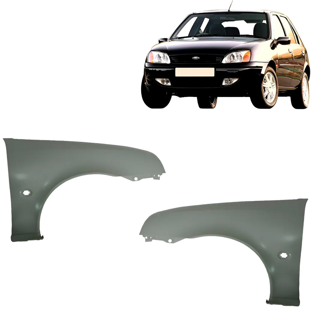 Paralama Dianteiro Fiesta Courier 2000 2001 2002