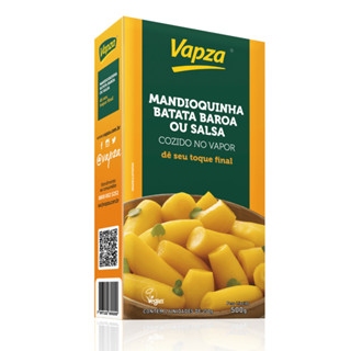 Mandioquinha Cozida no Vapor 500G Vapza em Oferta na Shopee