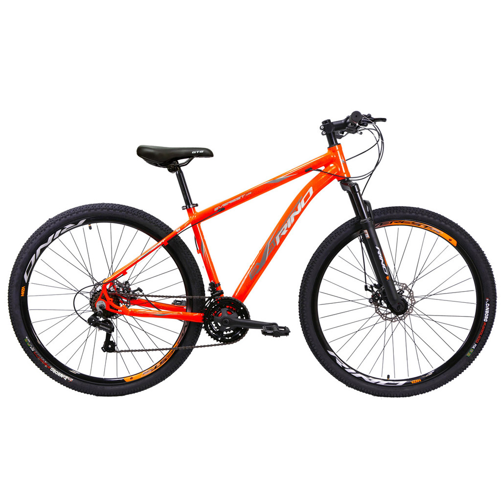 Bicicleta Aro 29 Rino Everest XR 21v Cambios e Pedivela Shimano Cubo Roletado