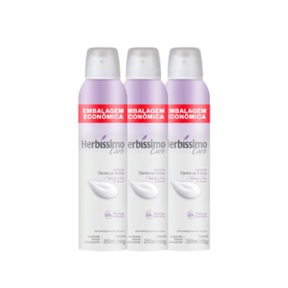 Kit Desodorante Aerossol Antitranspirante Herbíssimo Care Lavanda 250ML - 3 unidades em Oferta na Shopee