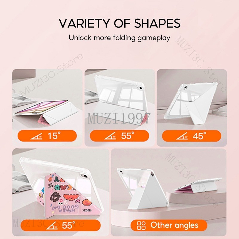 Capa Inteligente Multidobra Para Samsung Tab A11 8.7 " 2025 A11 Plus S10 lite 10.9 " A8 10.5 Galaxy S10 S9 S7 FE A9 10.9