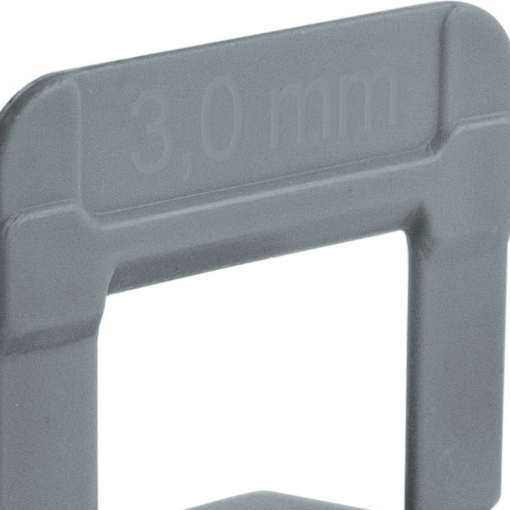 Detalhes do Espaçador e nivelador para piso 3,0 mm com 500 peças - ECO - Cortag