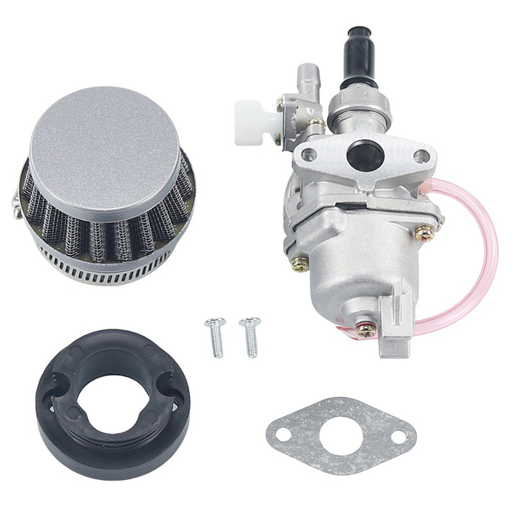 Kit carburador e filtro de ar para mini moto 49cc 2 tempos