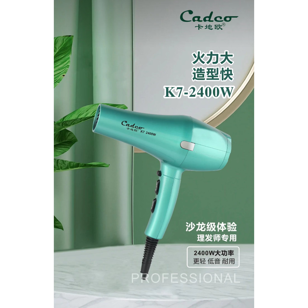 Cartier K7 Cabeleireiro Dedicado Secador de Cabelo de Alta Potência 2400W Íon Negativo Silencioso Secagem Rápida Não Mac