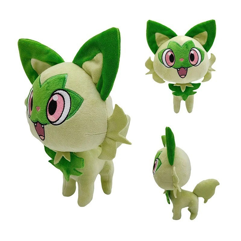 25cm Pokemon Arceus Pelúcia De Hisuian Zorua Anime Sprigatito Fuecoco Boneca Quaxly