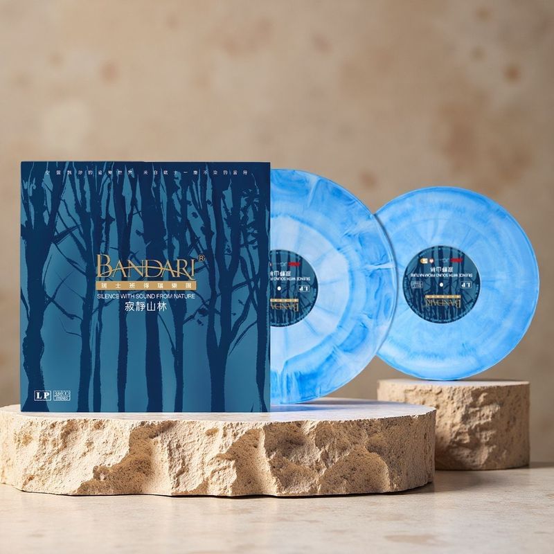 Benderu Silent Mountain Forest Novo Século Lazer Luz Música Pura LP Disco de Vinil Cola Colorida