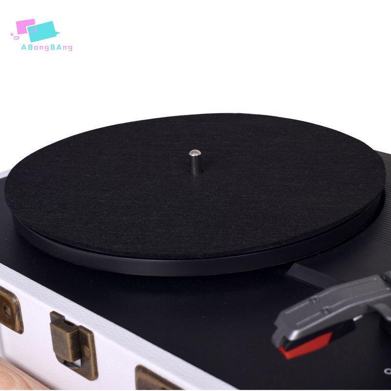 Abongbanghn Feltro Plataforma Giratória Vinil Registro Almofada LP Antiderrapante Proteção Esteira 3mm Thi Para Record P
