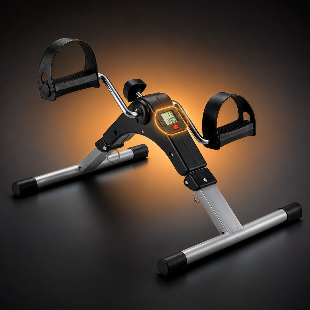 Bicicleta Ergométrica Mini Compacta Com Display Para Exercícios Indoor Em Casa