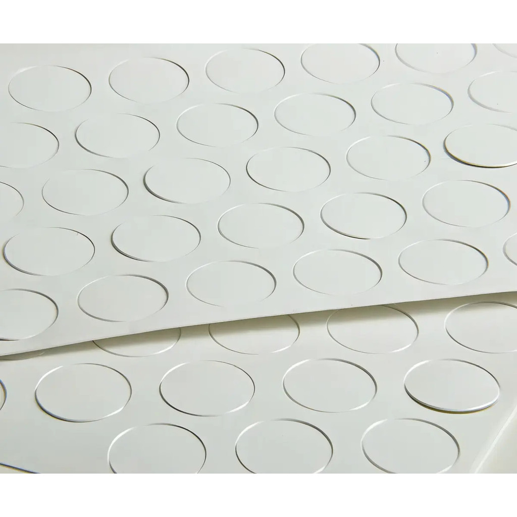 Tapa Furo Adesivo Acomponentes 13mm Branco PVC Texturizado Kit 3 Unds