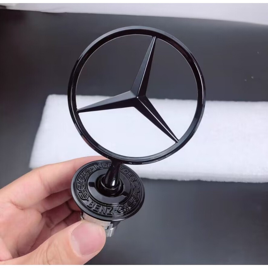 Emblema Metálico para Capô Frontal, Logo de Carro para Mercedes Benz W204 W210 W220 W212 C180 C200 NN6Y