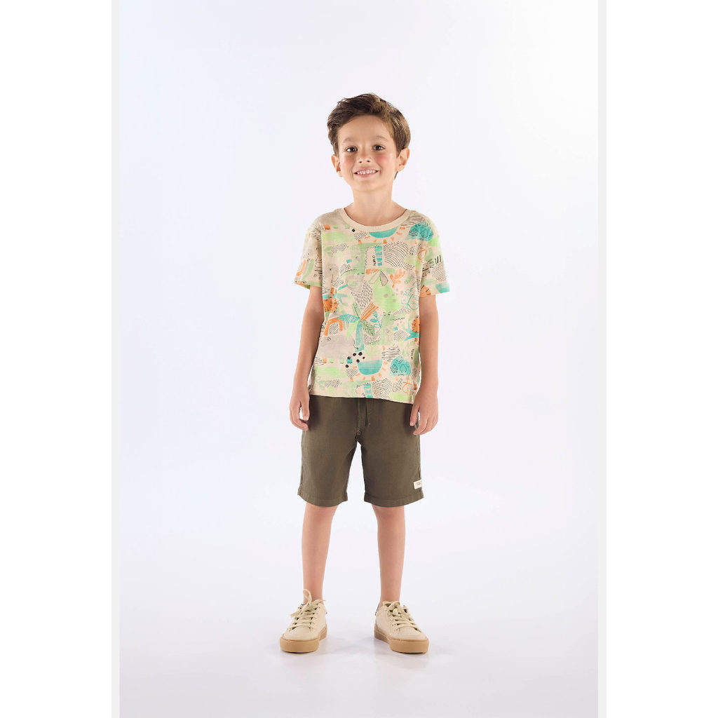 Camiseta Infantil em Algodão Flamê Up Baby