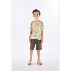 Camiseta Infantil em Algodão Flamê Up Baby