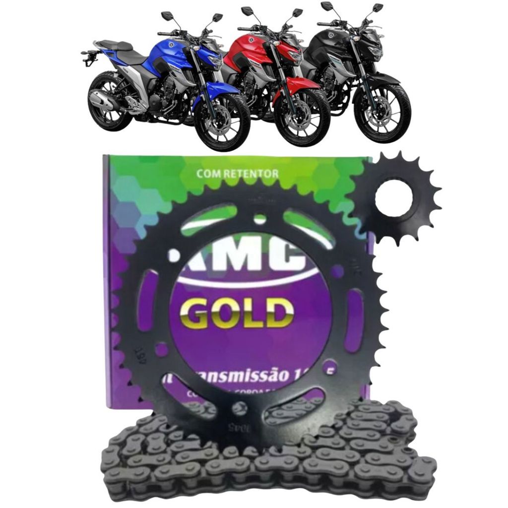 Kit Relaçao Fazer 250 Com Retentor 2018 2019 2020 2021 2022 em Oferta na Shopee