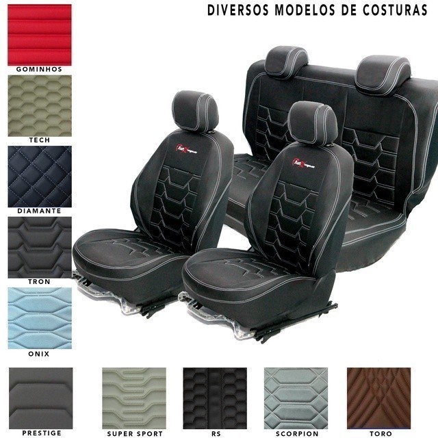 Capa Banco Couro Carro Personalizada Citroen Basalt 2025 2026 2027 — imagem 2 de 2