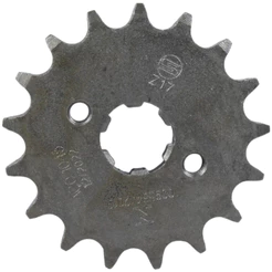 Pinhão de transmissão relação 17 dentes 428 CG125 CG150 CG160 Fan Titan Start Sport NXR125 NXR150 NXR160 Bros XRE190