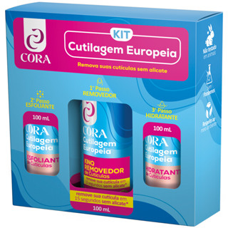 Kit Cutilagem Europeia Cora Gel, Cravo e Karité em Oferta na Shopee