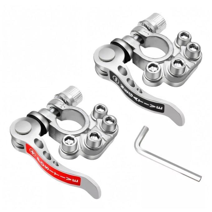 TERMINAL CONECTOR BATERIA ENGATE RAPIDO COM PROTETOR POS+NEG em Oferta na Shopee