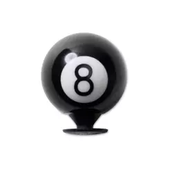 Jibbitz™ Bola 8 3D Único