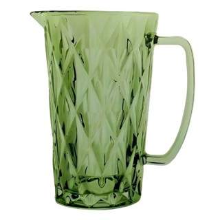 Jarra de Vidro Diamond Resistente Verde 1200ml em Oferta na Shopee