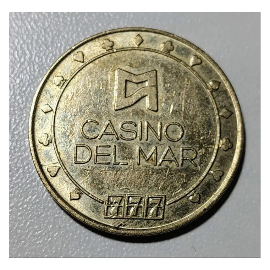 Ficha Casino Del Mar - Argentina - Elimatec Moedas Antigas.