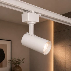 Spot Led Para Trilho Authentic Evo T1 Sobrepor 12w 3000k Branco Quente 110v/220v Branco Cod: 911805701 Deluxe By Avant