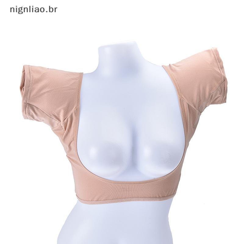 nignliao sporter Colete Superior Axilas Almofadas De Suor Escudo Protetor Absorvente Cuidados Com As BR