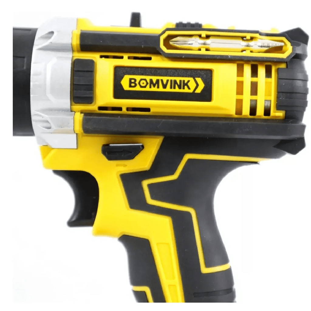 Parafusadeira Furadeira Eletrica 21V Bivolt Bateria Bomvink