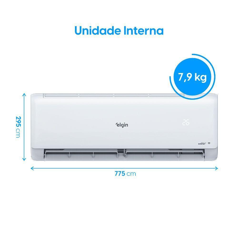 Ar Condicionado Split Elgin Eco Inverter III Wi-Fi 9000 BTUs Quente e Frio 220V HJQC09C2WGCG — imagem 2 de 2
