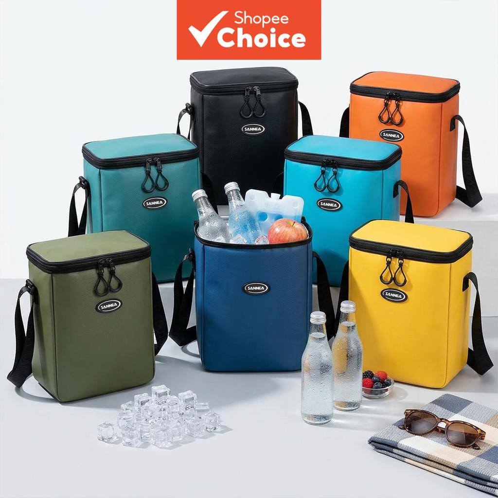 Saco Térmico Isolado 7L Ombro E Crossbody Portátil Piquenique De Gelo Grande Capacidade Lancheira Tote Para Trabalho Cas