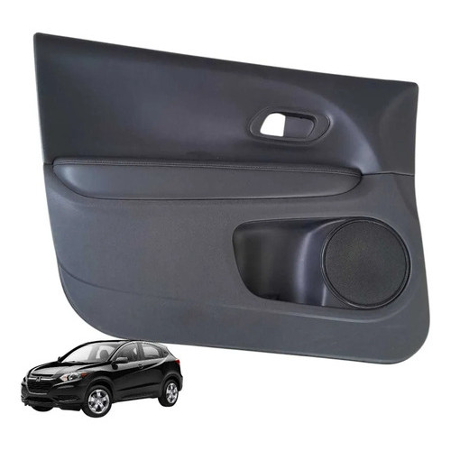 Forro Porta Dianteira Esquerda Honda Hr-v Hrv 2016 Preto