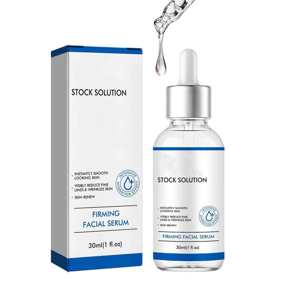 Soro Facial Firmador StockSolution - Efeito Lifting Instantâneo em Frasco de 30ml, Soro Antienvelhecimento para Rugas Pr