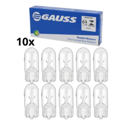 Kit 10 Lâmpadas 24v 5w GL2825B Gauss