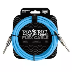 Cabo para Instrumentos Ernie Ball Flex Cable Neon P10/P10 3,5m 10ft