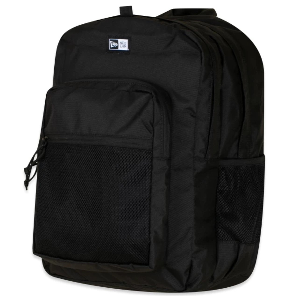 Mochila Campus 35L Preta Lisa em Poliéster Durável New Era