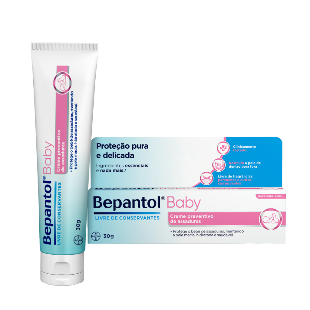 Creme Pomada de Assadura Proteção Delicada 30gr - Bepantol - Original