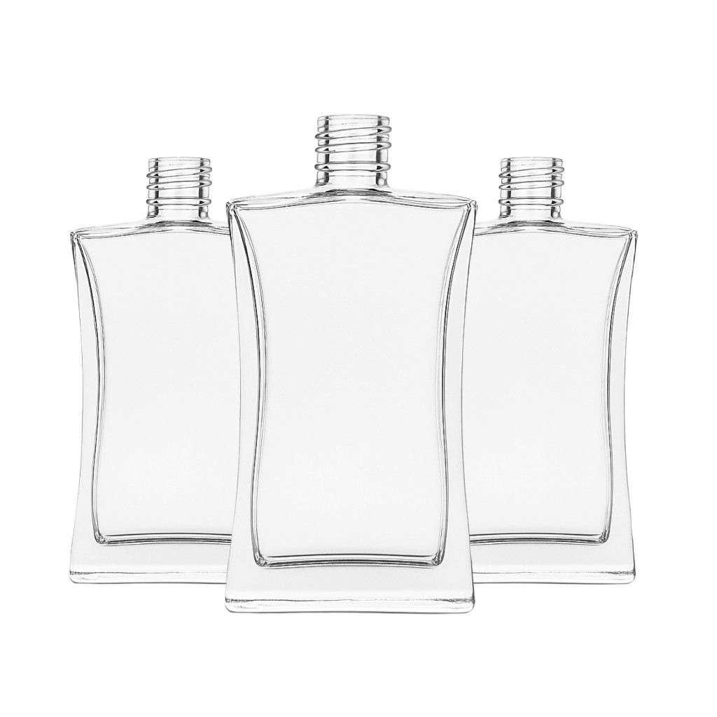 Kit 20 Frascos Atacado Revenda de Perfume 30ml ou 100ml - SEM Válvula Spray - Vidro para Perfume Rosca 18/410