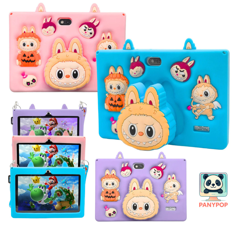Tablet Infantil Labubu 7 Polegadas 8gb Ram + 128gb Armazenamento Android Wi-fi + Alça e Caneta em Oferta na Shopee