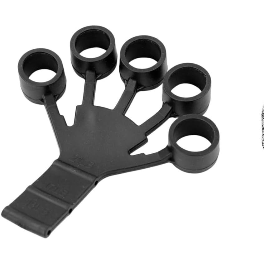 Elástico Extensor de Dedo para Exercício, Alongamento e Flexão, Borracha Resistente, 3 Níveis de Resistência