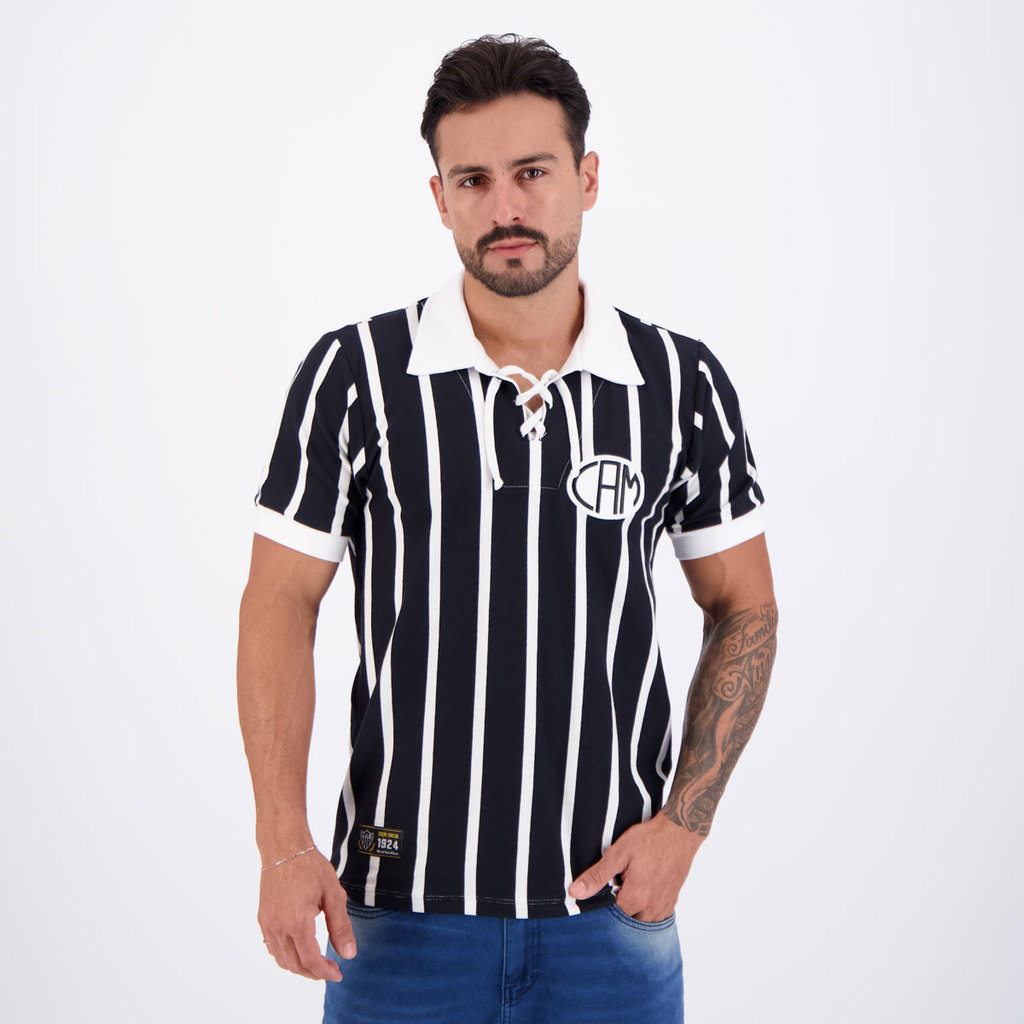 Camisa Atlético Mineiro Retrô 1924 Cordinha