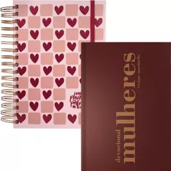 Kit Meu Plano Perfeito | Espiral | Florescer Capa Coração + Devocional Mulheres 365 Dias Viviane Martinello