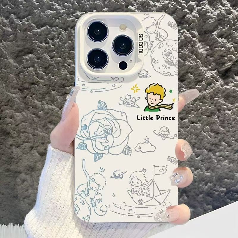 Capinha Capa Para iPhone XR XS MAX 7 8 14 15 16 PLUS 11 12 13 14 15 16 17 PRO MAX À Prova de Choque Fosca príncipe em Oferta na Shopee