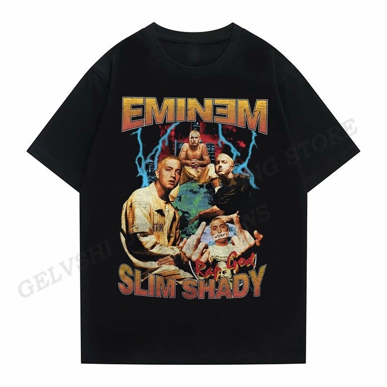 Camiseta Unissex Eminem Slim Shady Algodão Premium PremiumEstampa DTF Envio Em Até 4 Horas Envio Relâmpago