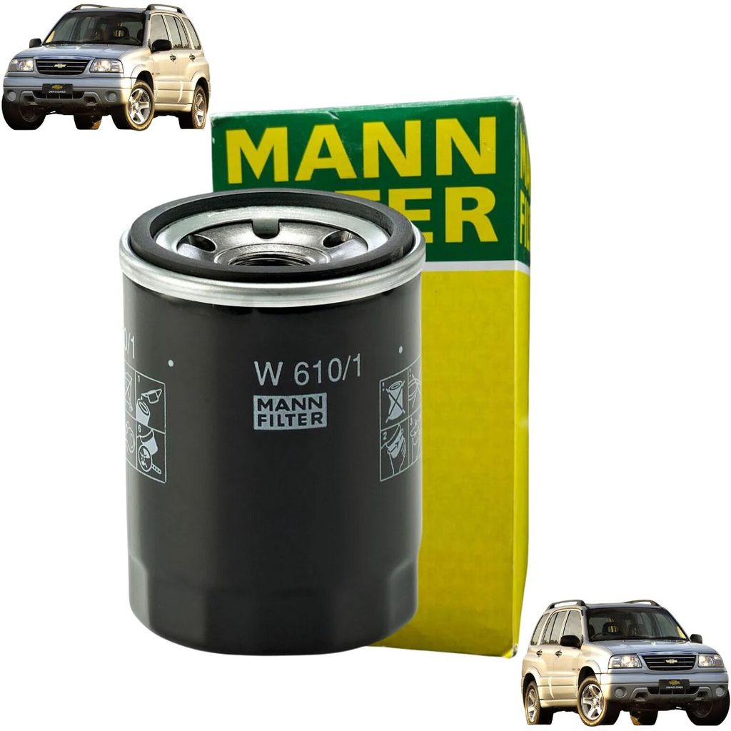 Filtro De Óleo Tracker 2007 A 2008 / Grand Vitara 2008 A 2013 / Rav4 2005 A 2013