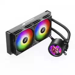 Water Cooler SuperFrame ISENGARD MAGIC 240mm Bomba Infinit LCD Custom Intel-AMD SF-W240-MB