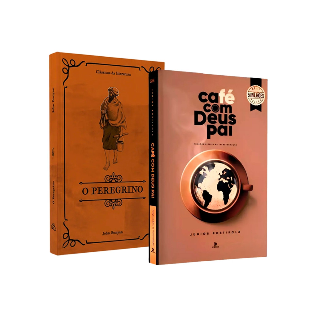 Kit O Peregrino + Café com Deus Pai em Oferta na Shopee