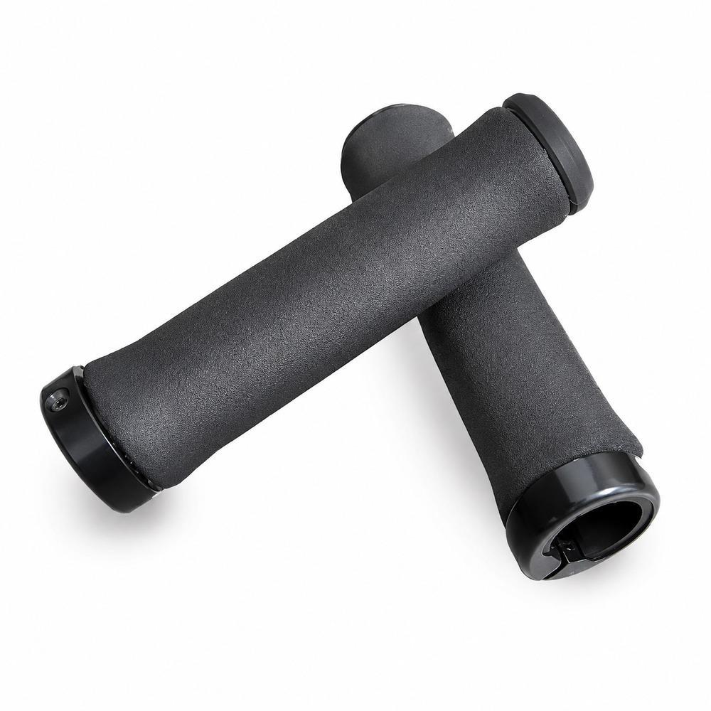 Manopla VLG-1545 Espuma Alta Densidade com Trava 130mm Preto Par de Punho